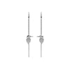 aurora threader earrings