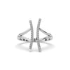 crystal wave ring