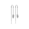 aurora threader earrings