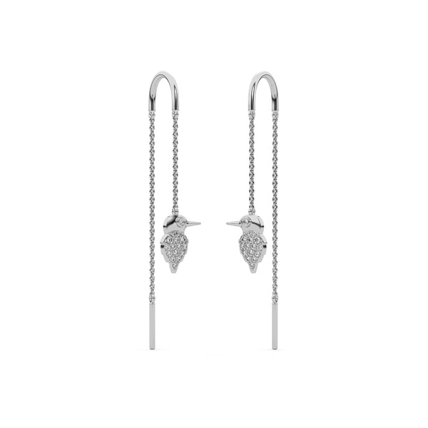 aurora threader earrings
