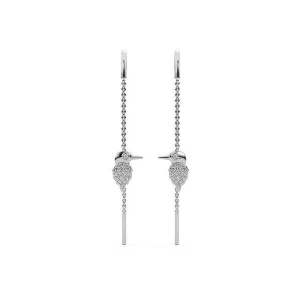 aurora threader earrings