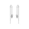 aurora threader earrings