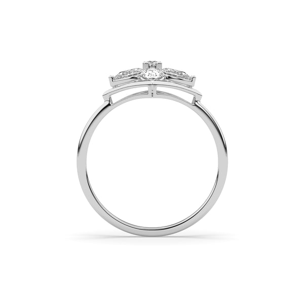 celestia square halo ring