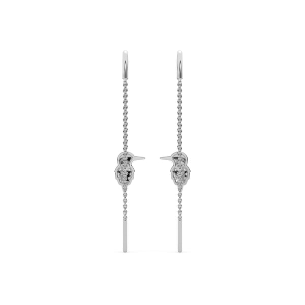 aurora threader earrings